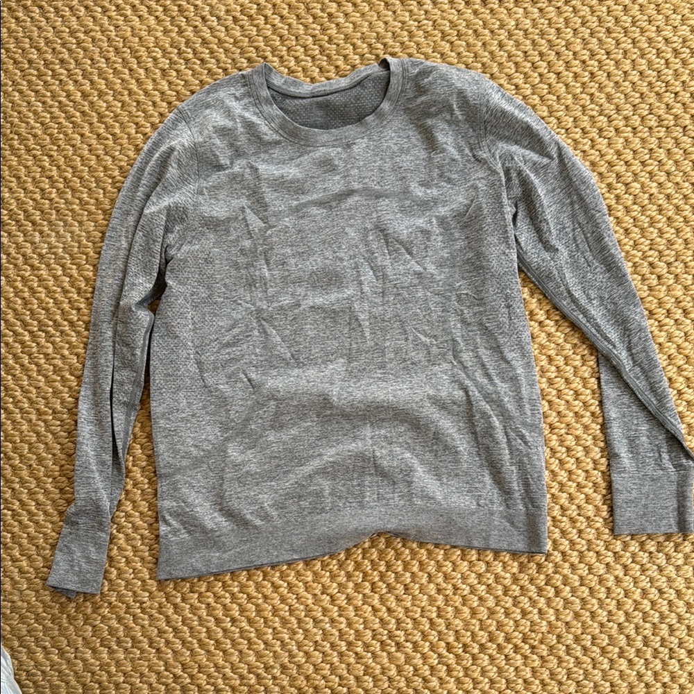 Lululemon Gray Long Sleeve Relaxed Swiftly
